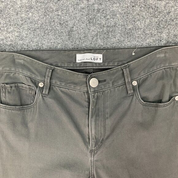 Loft Made Loved Loft Leggings Womens 28 Gray Denim Stretch Skinny Jeggings - Picture 3 of 13